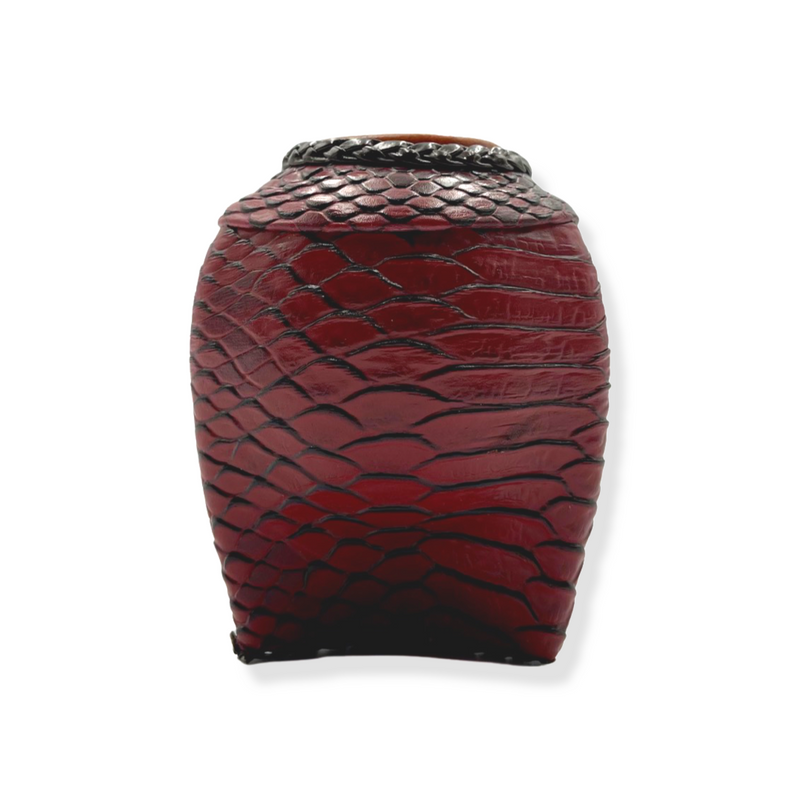 Yerba Mate Leather Cup - Red