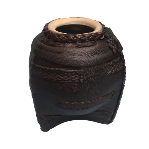 Yerba Mate Leather Cup -Brown