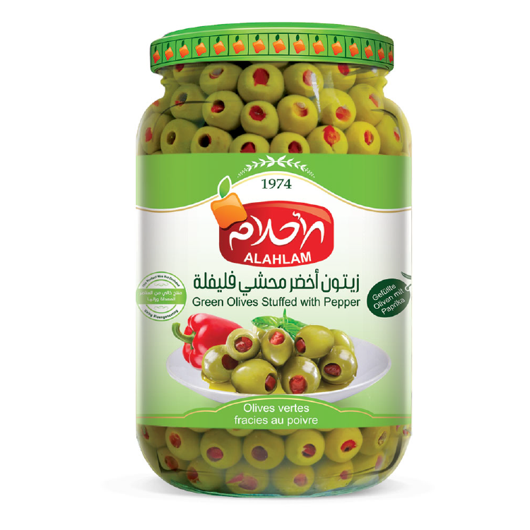 stuffed green olives زيتون اخضر محشي فليفلة - 