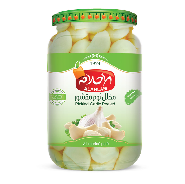   pickled garlic مخلل الثوم   